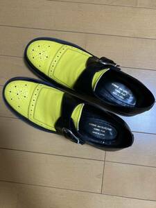  Comme des Garcons Homme pryusCOMME des GARCONS HOMME PLUS Random ko Large . shoes leather shoes 26cm strap yellow black 