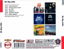 MR BIG (UK) 大全集 MP3CD 1P◎_画像2