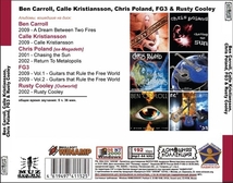 BEN CARROLL, CALLE KRISTIANSSON, CHRIS POLAND他 MP3CD 1P◎_画像2