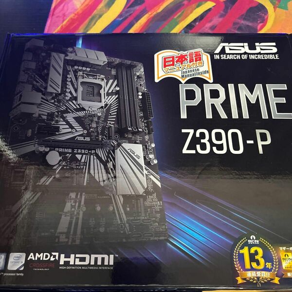 ASUS PRIME Z390-P マザーボード　M.2SSD cpu8、9世代