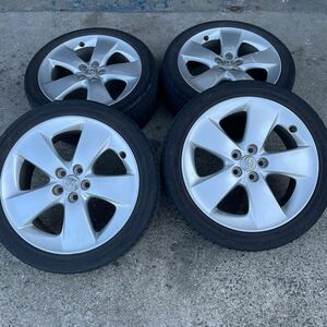 ① トヨタ 30プリウス ZVW30 純正 ホイール S G ツーリング 17インチ 7j 5穴 PCD100 215/45R17