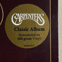 未開封　カーペンターズ　シングルス　希少品　美品　輸入盤　180g重量盤　完全限定盤　Carpenters Singles 1969-1973 1LP　他_画像4