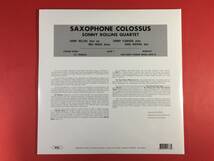 未開封・送料500円(LP送料最安値)　豪華見開きジャケ　UK盤　重量盤　ソニー・ロリンズ　Sonny Rollins　Saxophone Colossus　1LP　_画像2