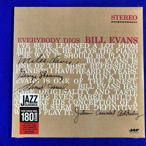 未開封 送料500円(LP送料最安値) エヴリバディ・ディグズ・ビル・エヴァンス  Everybody Digs Bill Evans 美品 EU盤 180g重量盤 1LPの画像1