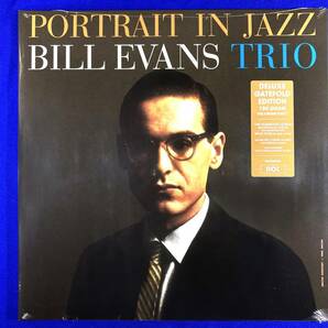 未開封 豪華見開きジャケ ビル・エヴァンス Bill Evans Trio Portrait In Jazz 送料500円 EU盤 180g重量盤 美品 限定盤 希少品 1LPの画像2