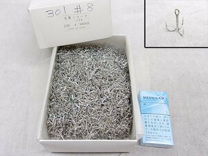 o forest g650 OFT/ off to*5000 pcs set *f King s Roo Point * Triple hook #301 #8* nickel made round Short 