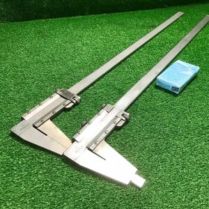 ツ清f576 ミツトヨ ステンレス C型長尺60cmノギス キャリパー■最小内径(20mm-1本/15mm-1本) 最小目盛0.02mm バーニヤ付★計2本セット