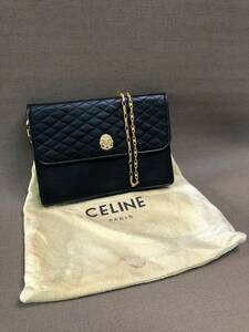 CELINE/セリーヌ☆ショルダーバック☆トリオンフ☆スクエアチェーン☆ヴィンテージ