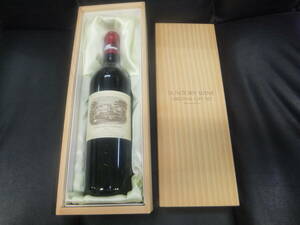 未開封　シャトー　ラフィット　ロートシルト　2001　750ml　１５度未満　SUNTORY　WINE　木箱入　