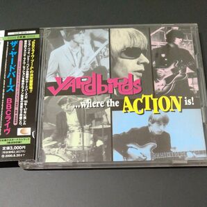 Yardbirds BBCライブ WHERE THE ACTION is! 国内盤 ２枚組 CD 帯付