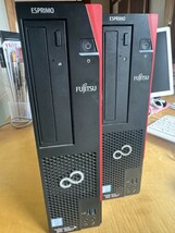 1円スタート　FUJITSU ESPRIMO D587/RX 2台セット　Windows11Proリカバリ済み（本体のみ）_画像1