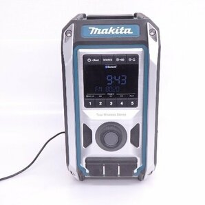 MAKITA/マキタ トリプルスピーカ＆マルチアンプ 充電式ラジオ MR113 ブルートゥース対応 バッテリー・ACアダプター付 ◆ 6D771-10の画像3