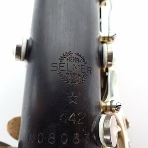 SELMER Signature 442 B♭クラリネット セルマー シグネイチャー 純正ケース付き 木管楽器 △ 6DA65-26の画像4