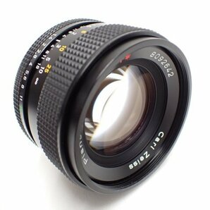 良品 CONTAX Planar 50mm F1.4 T* MMJ コンタックス プラナー Y/Cマウント Carl Zeiss カールツァイスレンズ ∬ 6DDCD-12の画像2