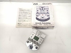 ZOOM ズーム エレアコ用マルチエフェクター プリアンプ A3 元箱/説明書付 ∩ 6D8BA-4