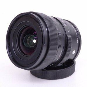 SIGMA/シグマ 単焦点 広角レンズ Contemporary 20mm F2 DG DN C022 Lマウント(SIGMA用) レンズフード・元箱付 ◆ 6DE0D-3の画像2