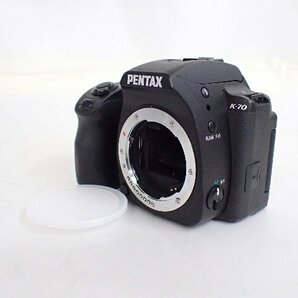 【良品】 RICOH/PENTAX リコー ペンタックス K-70 デジタル一眼レフカメラ ブラック ダブルズームキット 元箱付 ∴ 6DD11-1の画像3