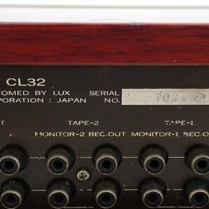 【ジャンク品】LUXMAN CL-32 CL32 ラックスマン 管球式プリアンプ コントロールアンプ ∽ 6DD6D-4の画像5