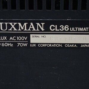 LUXMAN ラックスマン 真空管/管球式 コントロール/プリアンプ CL36 ULTIMATE ∽ 6DDE6-1の画像5