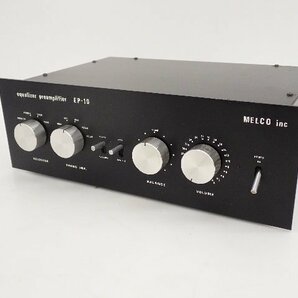 MELCO メルコ 真空管イコライザー・プリアンプ EP-10 ∽ 6DD6D-8の画像1