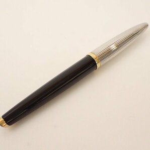 WATERMAN ウォーターマン 万年筆 CARENE カレン・デラックス ペン先 18K 750 M 刻印 吸入コンバーター式 □ 6DDAB-4の画像3