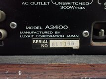 LUXMAN/LUXKIT A3400 真空管コントロールアンプ/管球式プリアンプ ラックスマン 説明書付き ∩ 6DCAD-8_画像5