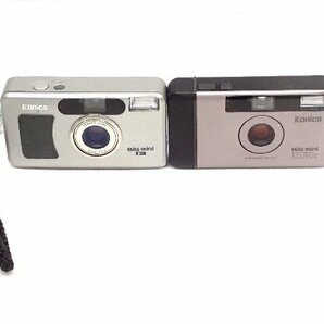 KONICA コニカ コンパクトフィルムカメラ BIG MINI / BIG MINI F ビッグミニ 2台セット ∩ 6DEC2-22の画像1