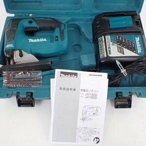 MAKITA マキタ JV142DZK 充電式ジグソー 説明書/ケース付き バッテリー欠品 △ 6D957-1の画像1