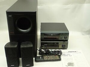 BOSE ボーズ アメリカンサウンドシステム RA-12 / CDA-12 + スピーカーシステム AM-5III (ACOUSTIMASS 5 SERIES III ) ¶ 6DC4D-1