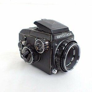 ZENZA BRONICA ゼンザブロニカ EC-TL 中判フィルムカメラ NIKKOR-P F2.8 75mm レンズセット ∴ 6DE25-1の画像2
