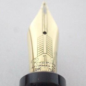 Parker パーカー 万年筆 DUOFOLD リミテッドエディション マンダリンイエロー ペン先 18K 750 元箱付き ★ 6DEBC-35の画像5