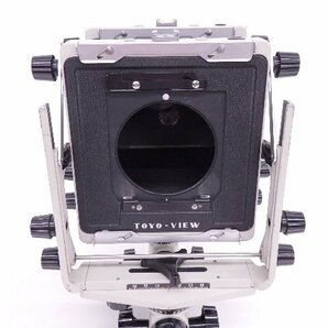 TOYO-VIEW/トヨビュー 4x5大判カメラ D45M/FUJINON・W S 150mm F5.6 SEIKO ポラロイドバック アルミケース付 ◆ 6DF21-10の画像5