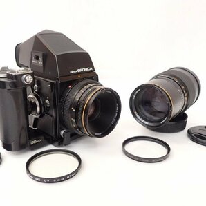 ZENZA BRONICA ゼンザブロニカ 中判カメラ SQ-A ボディ + レンズ2本 80mm F2.8/250mm F5.6 □ 6DB9A-3の画像1