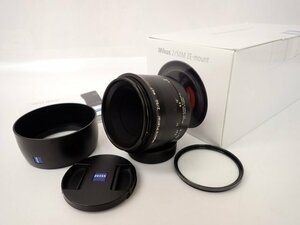 【良品】ZEISS Milvus 2/50M ZEマウント(フルサイズ canon EF) 単焦点マクロレンズ カールツァイス ミルバス フード/元箱付き □ 6DF7A-1