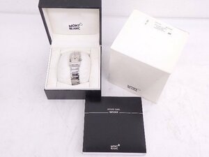 Профиль Montblanc/Montblanc Men's Watch Square SS White Dial Quartz 7077 Инструкции/оригинальные коробки ◆ 6D0C0-17