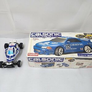 KYOSHO 京商 STINGER MKII + カルソニック スカイライン GT-R 1/8スケール ラジコン 2台セット ∴ 6DF93-10の画像1