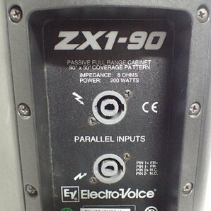 Electro Voice EV エレクトロボイス PA用パッシブモニタースピーカー ZX1-90 ペア スタンド付き ★ 6DFC6-2の画像5