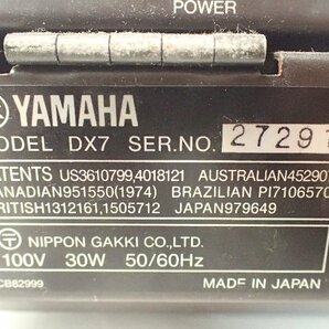 YAMAHA ヤマハ シンセサイザー DX7 ハードケース付き ★ 6DEBA-13の画像5