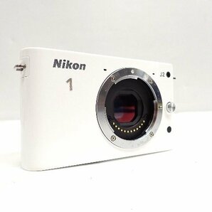 NIKON 1 J2 ダブルズームキット ミラーレス一眼カメラ ニコン 元箱/説明書/充電器付 ∩ 6E160-1の画像2