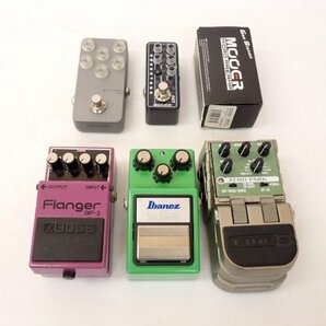 エフェクター おまとめ5点 LINE6 ECHO PARK + Ibanez TS9 + XTOMP mini + BOSS BF-2 + Gas Station MOOER □ 6DEA6-4の画像1