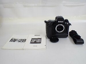 Nikon Nikon F5 film single‐lens reflex camera body MF-28 multi control back instructions attaching * 6D5BA-23