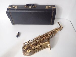 SELMER セルマー アルトサックス Mark VII 彫刻あり マウスピース、ハードケース付 ★ 6E005-1