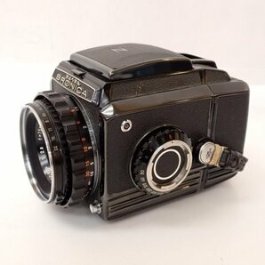 ZENZA BRONICA ゼンザブロニカ 中判カメラ S2 後期型 ボディ + レンズ Nikon NIKKOR-P 75mm F2.8 フィルムバック2個付 □ 6E297-18の画像3