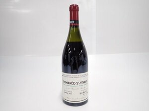 【未開栓】 DRC ROMANEE-SAINT-VIVANT 1991 750ml 13.5% ロマネコンティ ロマネ・サン・ヴィヴァン 赤ワイン ∬ 6E168-1