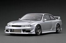 定価39600円 1/18 VERTEX S14 Silvia Silver バーテックス シルビア R32 GT-R 純正ホイール ignition Model イグニッションモデル _画像5