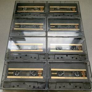 中古 カセットテープ maxell マクセル XLII-S 8本セット