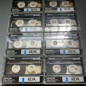 中古 カセットテープ デノン DENON RD-X 8本セットの画像1
