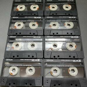 中古 カセットテープ デノン DENON RD-X 8本セットの画像2