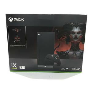 1円スタート 未開封 未使用 Xbox Series X Diablo4 ディアブロ4 同梱版 1TB Xbox本体