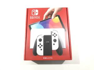 1円スタート 未使用品 店舗印有 switch 本体 有機ELモデル ニンテンドー スイッチ本体 Nintendo Switch 任天堂 ホワイト ③